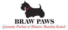 Braw Paws Dog Grooming Logo